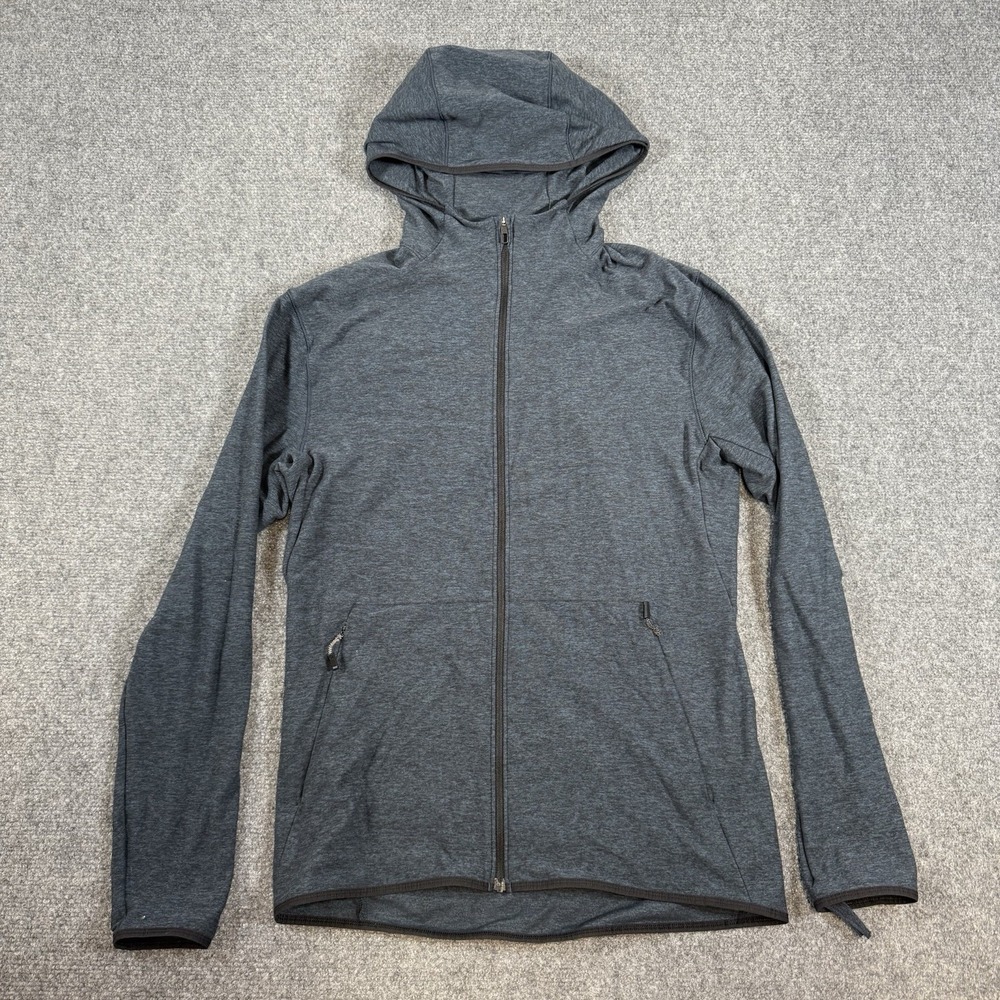 Lululemon Warm Surge Hoodie Mens Small Nocturnal Teal Full Zip Athleisure